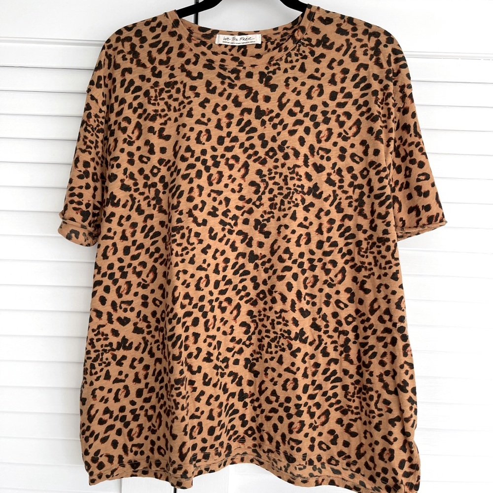 Free People Clarity Cotton Blend Tee, Size M